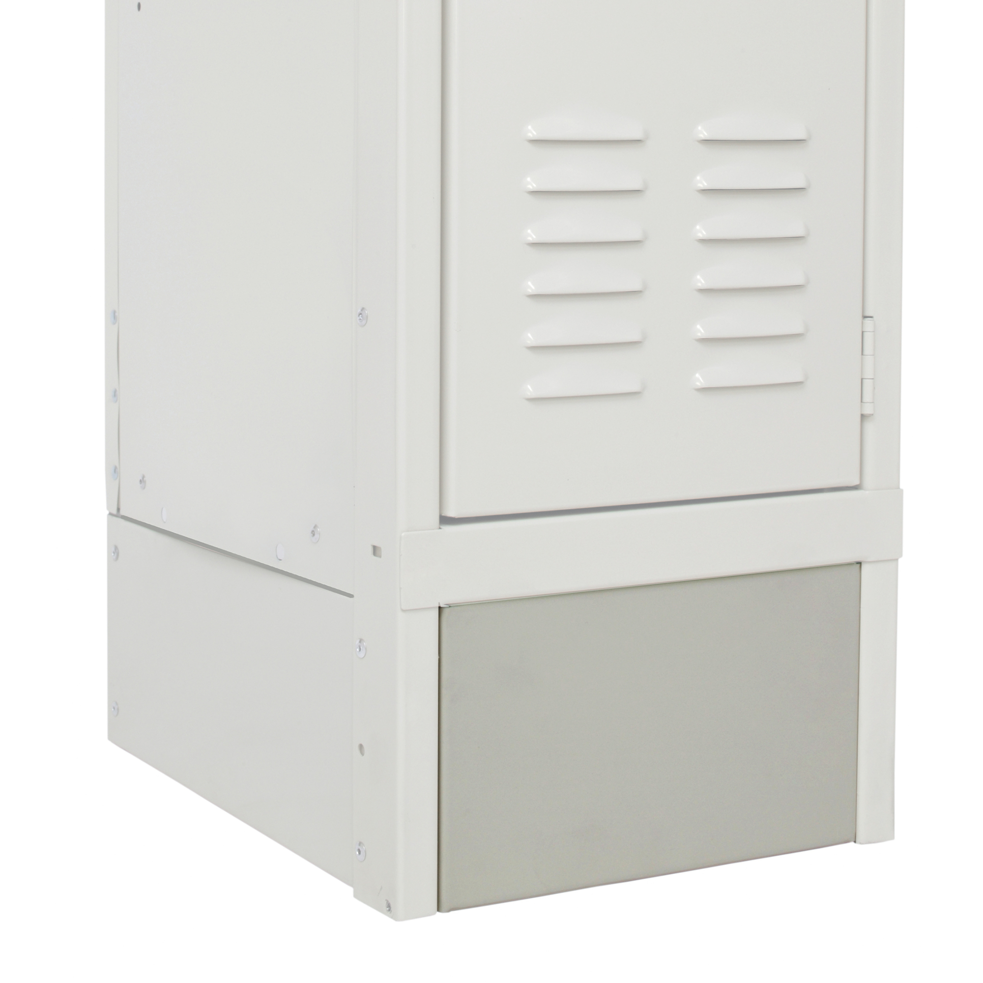 Hallowell, Closed Front Base for locker, Height 6 in, Width 15 in, Color Dark Gray, Model# KCFB15HG